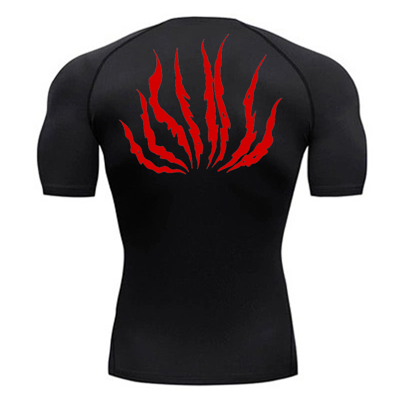 Base Layer Top - Kaus cepat kering atletik motif grafis