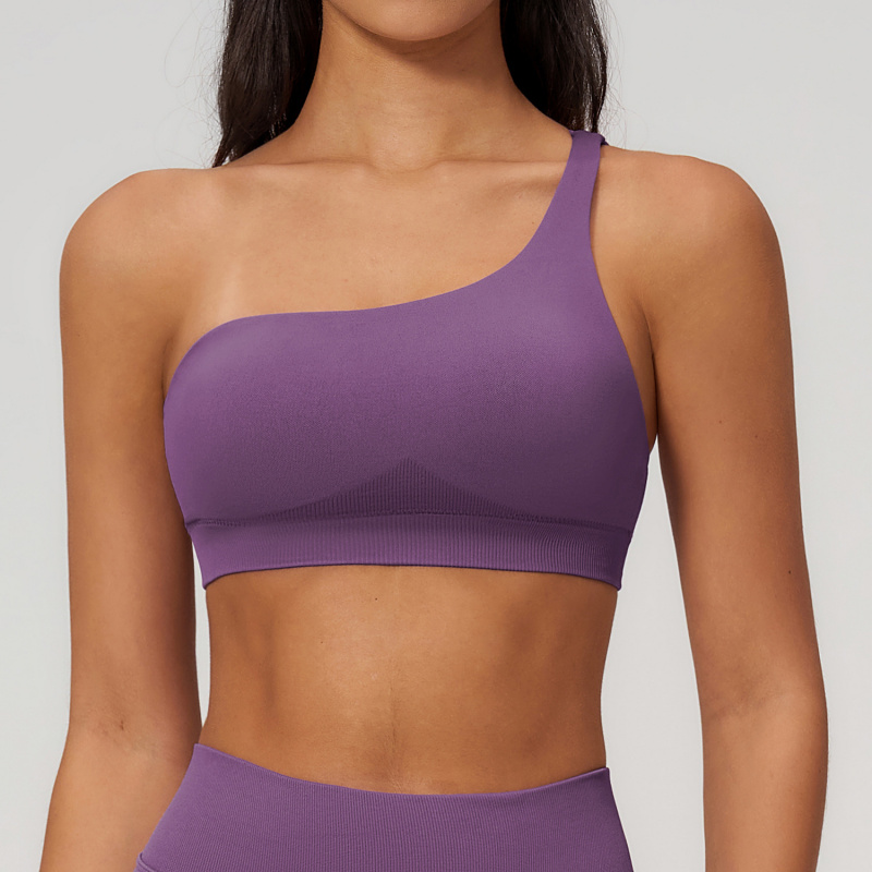 Quick Dry Underwear - Bra Olahraga Wanita Model Single-Shoulder Sporty