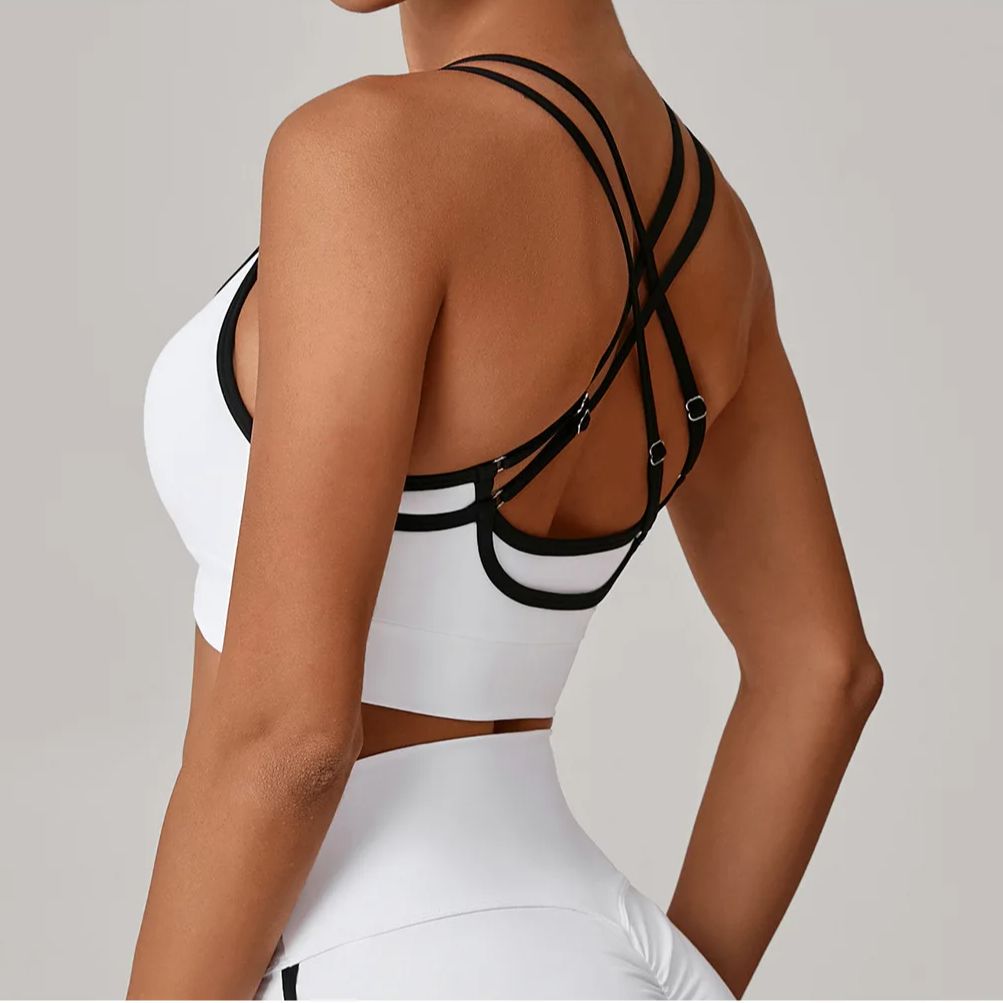 Quick Dry Underwear - Bra Olahraga Wanita Bra Yoga Kontras