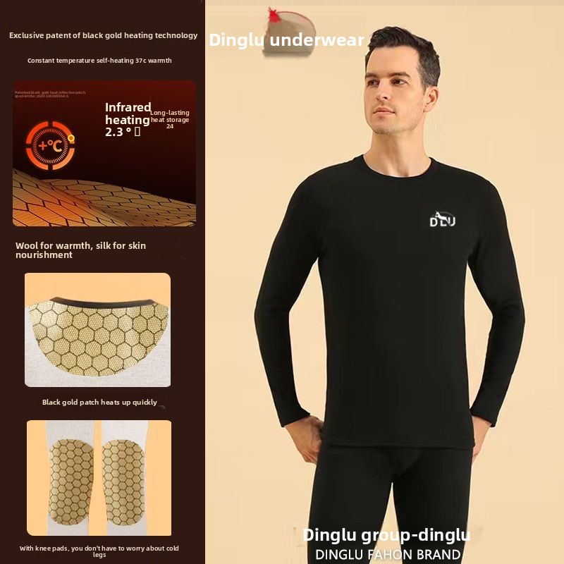 Thermal Long John - Pakaian Dalam Termal Pria Deer Black