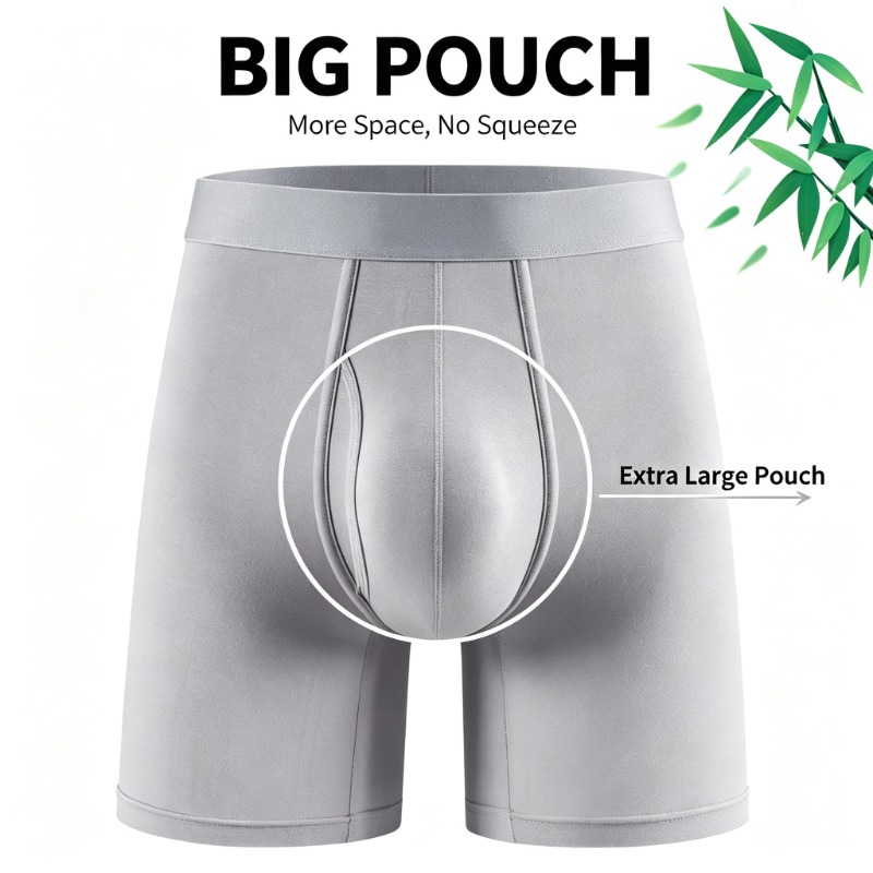 Bamboo Fiber Trunk - Celana Boxer Pria Bahan Serat Bambu