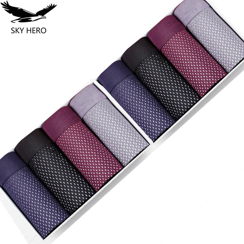 8 Buah/Lot Celana Dalam Celana - Bamboo Fiber Trunk ulasan dan harga