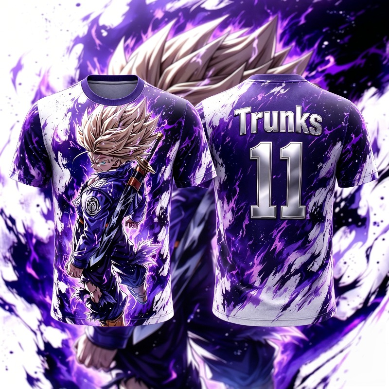 Jersey Cetak 3D Dragon Ball Tr - Trunk Breathable Men ulasan dan harga