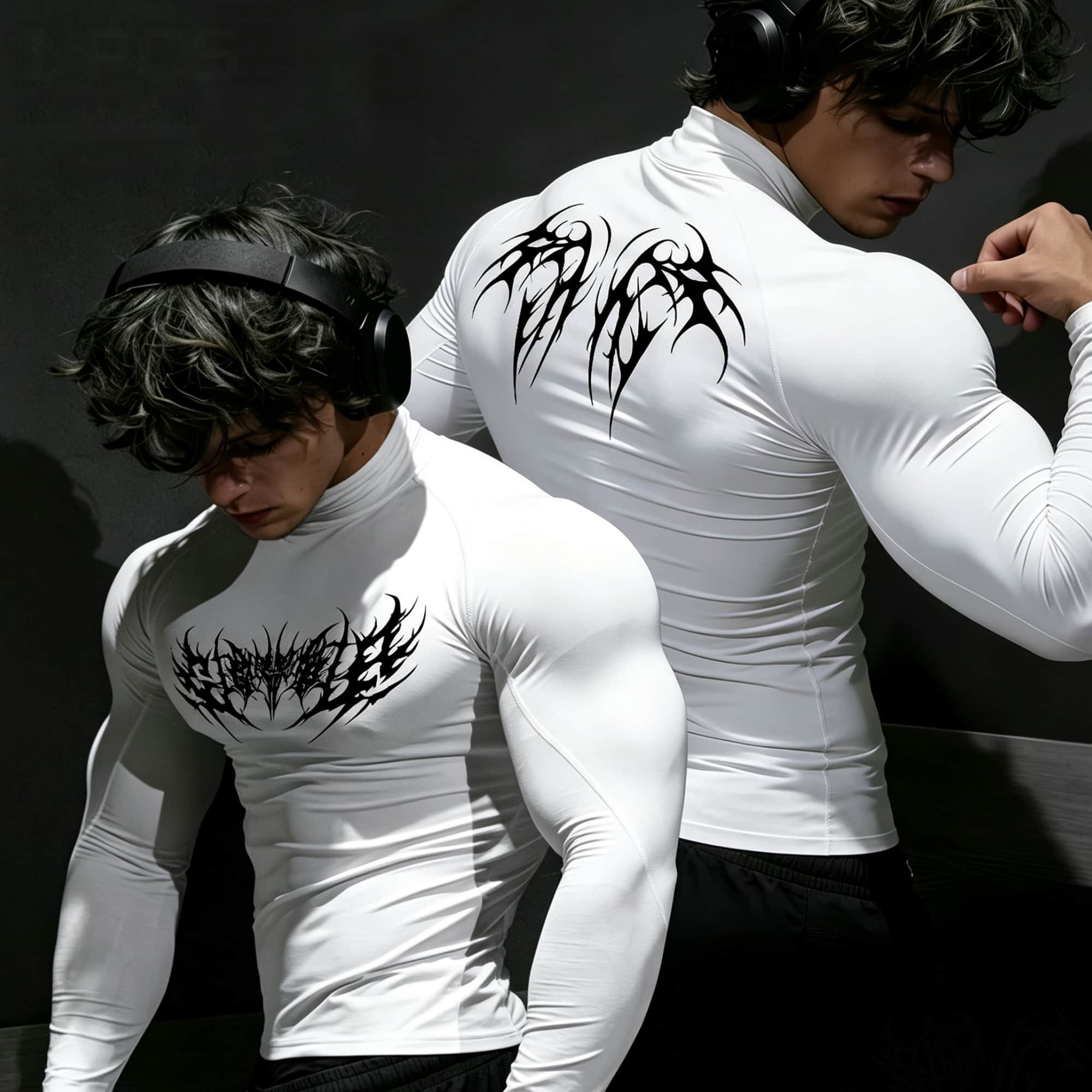 Kaos Turtleneck Slim Fit Lenga - Base Layer Top ulasan dan harga