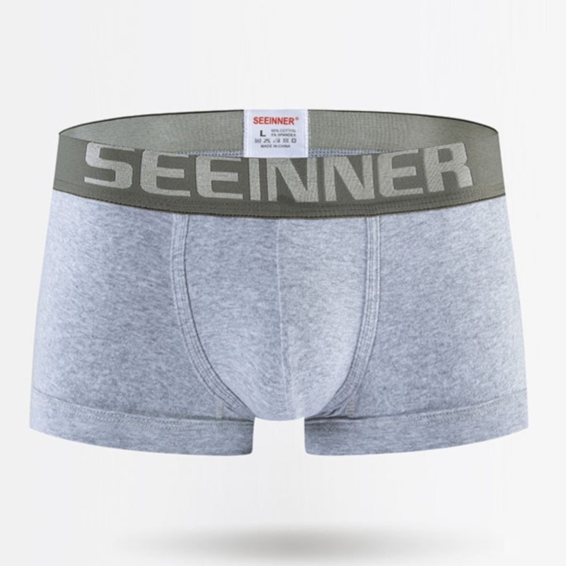 Seeinner Celana Pendek Boxer P - Boxer Brief Pack Cotton ulasan dan harga