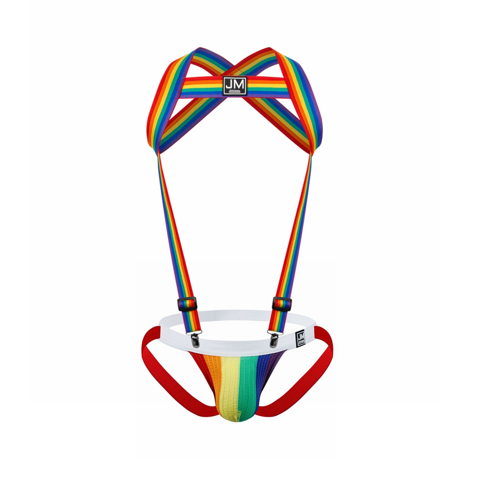 Harness Tubuh Pelangi Tali Ela - Jockstrap Athletic ulasan dan harga